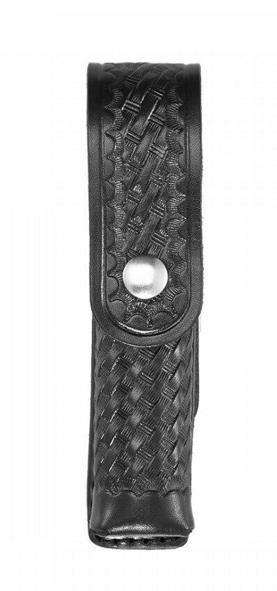 Aker Model 548LED Strion LED Flashlight Case basketweave chrome