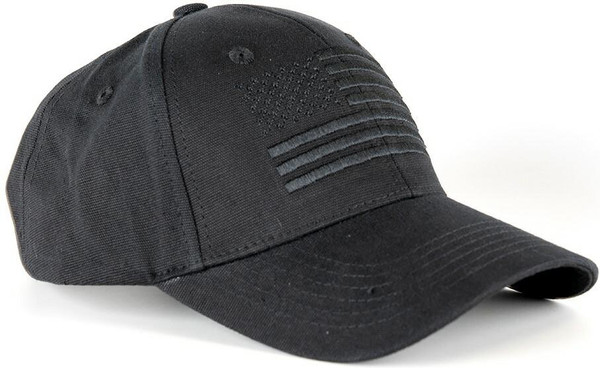 LA Police Gear Embroidered Blackout Flag Hat  HAT-BLACKOUT-FLAG 840041796773