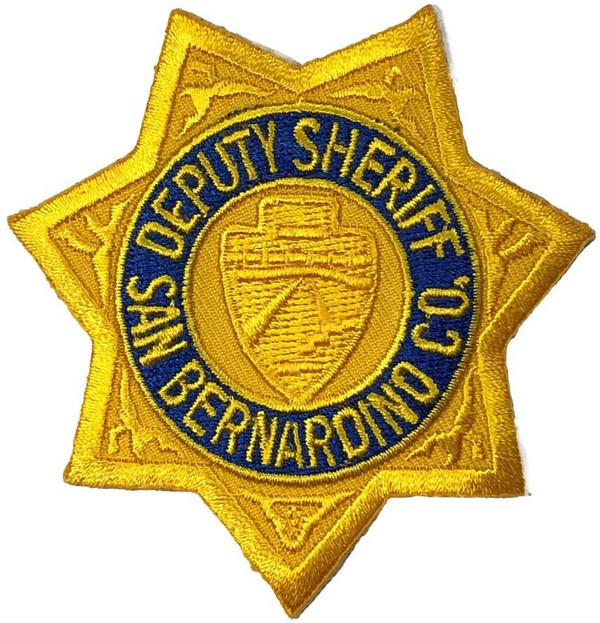 Hero's Pride San Bernardino Co. Deputy Sheriff Star Patch - 3" x 3"  X211265A 
