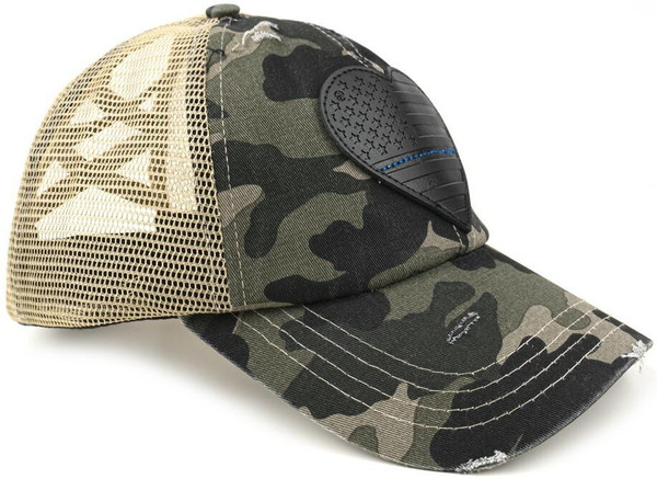 LA Police Gear Pony Tail Thin Blue Line Heart Hat  PTHEARTHAT_001 