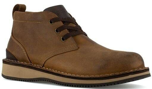 RockPort Men's Beeswax Brown Lace Up Chukka Point Work Shoe RK2801  RK2801 