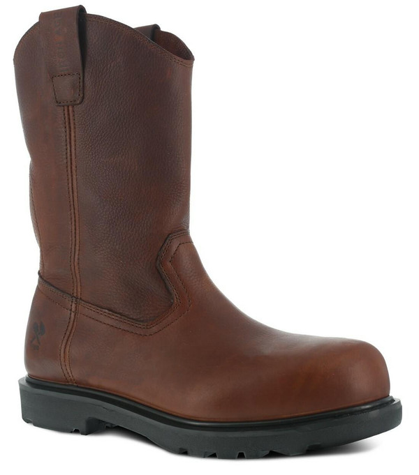 Iron Age Men's 11" Brown Hauler Wellington Work Boot IA0194  IA0194 