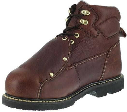 Iron Age Men's Brown 6" External Met Guard Groundbreaker Work Boot IA5017  IA5017 