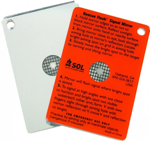 Adventure Medical Kits SOL Rescue Flash Floating Mirror 0140-1004  0140-1004 707708210044