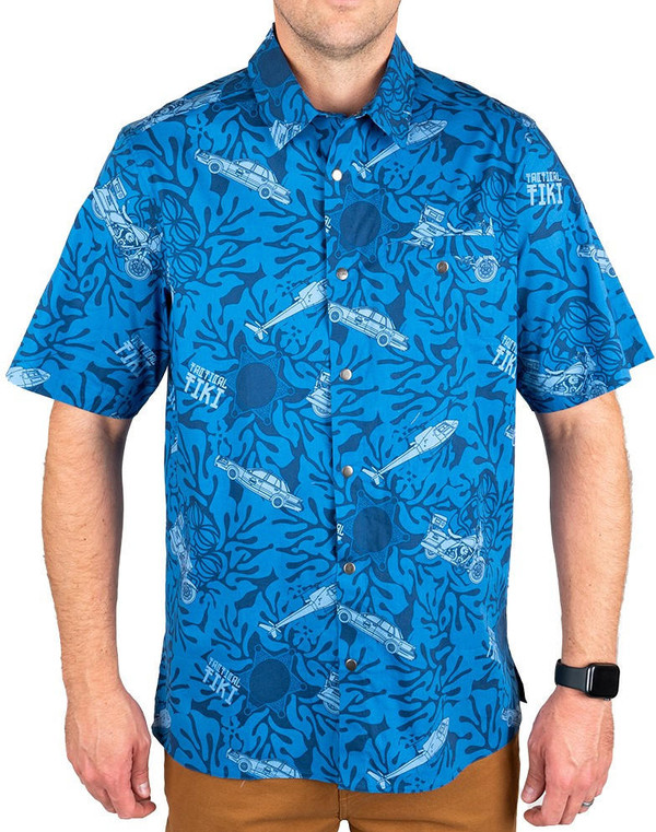 LA Police Gear Police Tactical Tiki™ Short Sleeve Button Up Shirt  SSBU-POLICE 