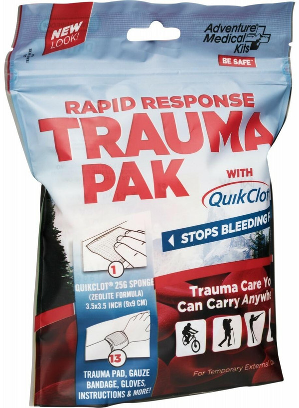 Adventure Medical Kits Rapid Response Trauma Pack with QuikClot 2064-0294 707708002946