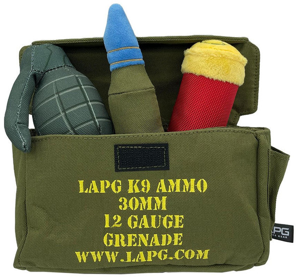 LA Police Gear K9 Ammo Can Hide + Seek Toy  K9AMMO 840277209184