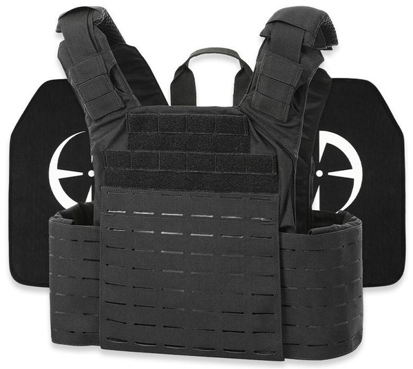 LA Police Gear Atlas Plate Carrier + 2 Level IV Plates Kit  PC-ATLAS-BUNDLE 