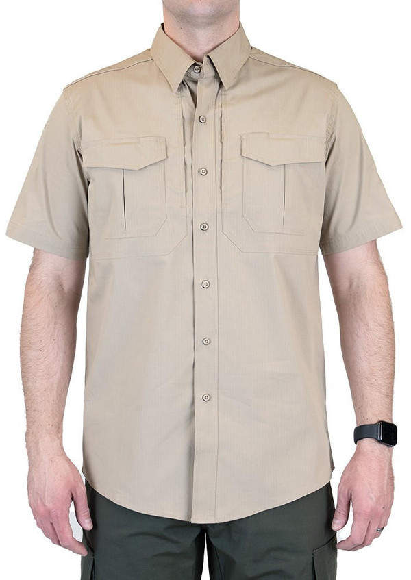 LA Police Gear Men's Short Sleeve Battle Rattle Stretch Field Shirt  SSBRFS 