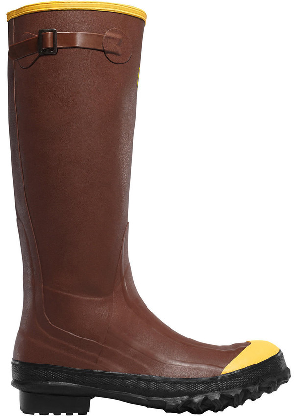 LaCrosse Footwear Men's Pac 16" Rust Steel Toe Rubber Work Boot  00223050 