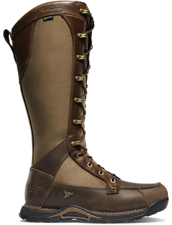 Danner Men's Sharptail Snake Boot Side-Zip 17" Brown Hunting Boot 45041  45041 
