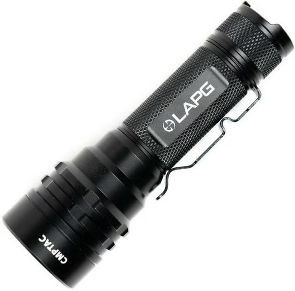 LA Police Gear CMPTAC USB Rechargeable 1600 Lumens Tactical Flashlight  FL-CMPTAC 840041779981