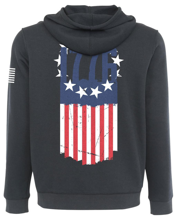 LA Police Gear 1776 Flag Hoodie  1776HOODIE 