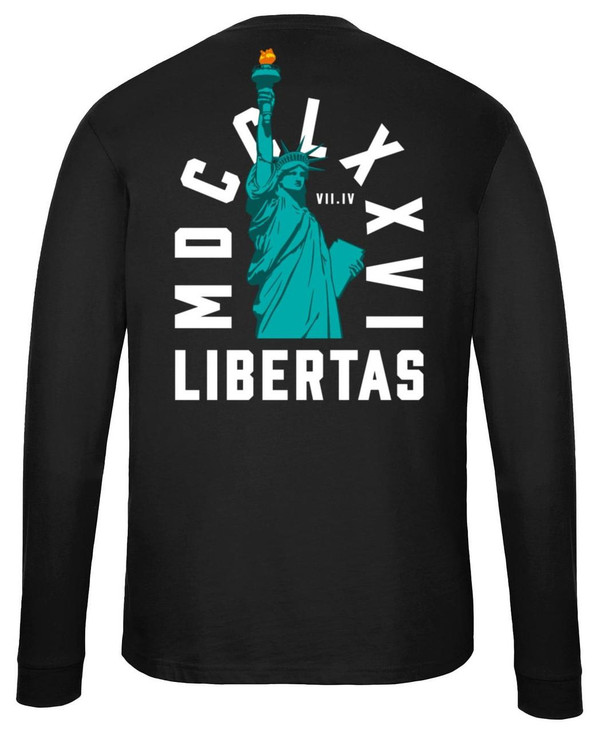 LA Police Gear Long Sleeve Libertas T-Shirt  LSLIBERTAS 