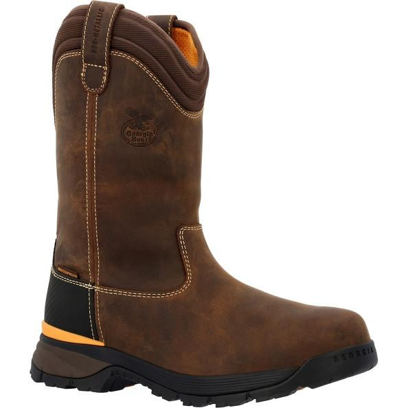 Georgia Boot GB00598 TBD Men's Waterproof Wellington Pull-On Boot  GB00598 