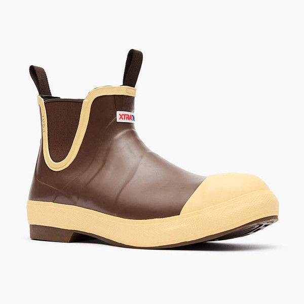 Xtratuf LDBSTL Men's Steel Toe 6" Brown Legacy Ankle Deck Boot  LDBSTL 