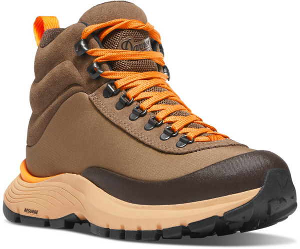 Danner Trail Trainer Women's Mid 4" Malt Brown Orange Peel Hiking Boot  65450 
