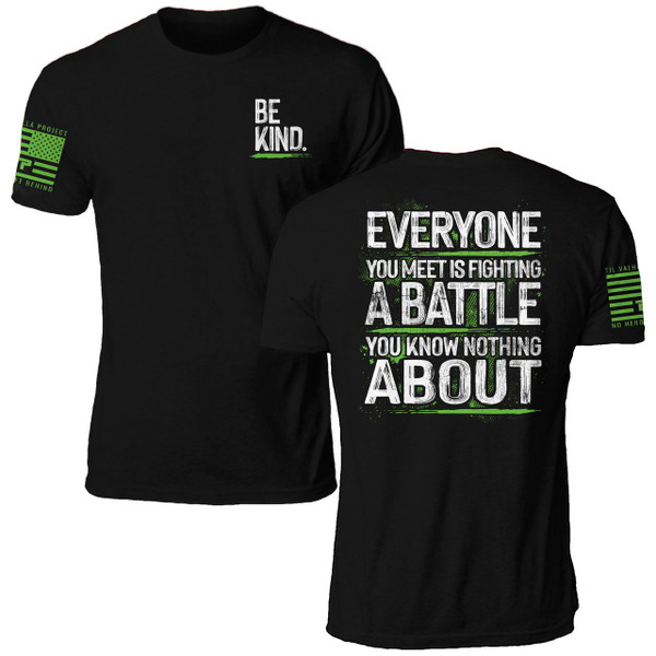 Til Valhalla Project Men's Be Kind Short Sleeve T-Shirt  0363-M 
