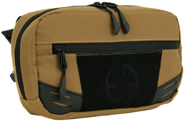 LAPG Terrain Stealth CCW Chest/Waist Pack TS-CWPACK, tan tactical concealed carry bag with multiple compartments and adjustable straps for outdoor and tactical use.