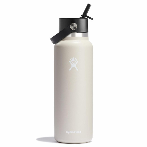 Hydro Flask 40 oz Wide Mouth with Flex Straw Cap - Oat  HDF-DTC-W40BFS114 810096851178