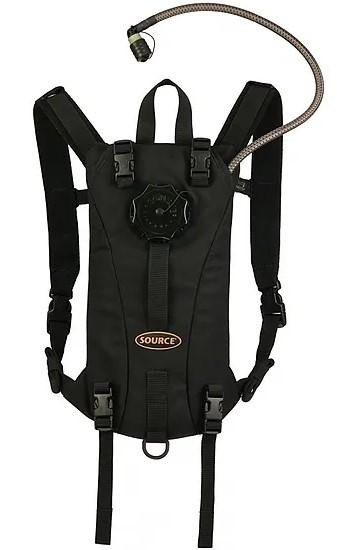 Source Tactical Widepac 2L Hydration Pack w/ Quick Connect - Black  SO-4000330102 616223000262