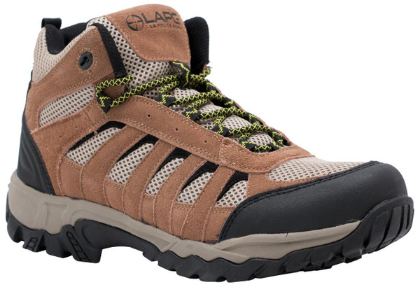 LA Police Gear Atlas Brown Mid Hiker Shoe  H002M-BROWN 