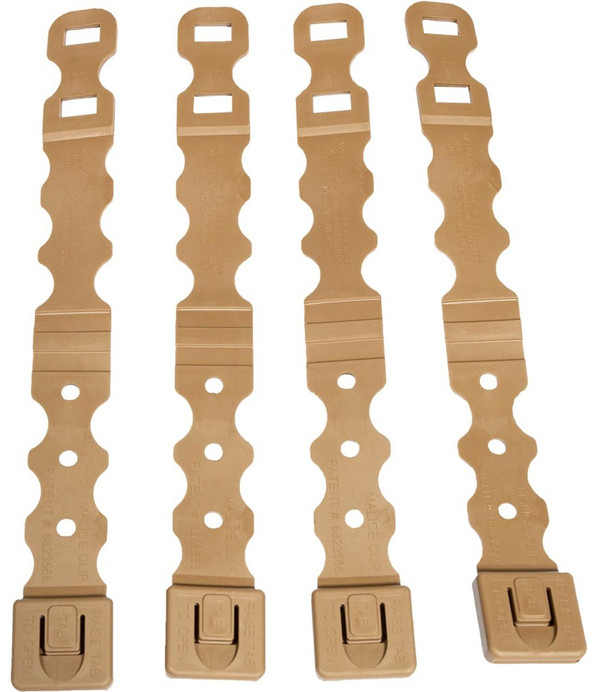 Tactical Tailor Coyote Fight Light Malice Clip - 4 Pack