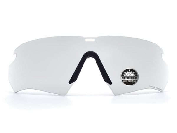 ESS Crossbow Replacement Lens ESS-740, white photochromic lens with black adjustable nose piece for crossbow sights.