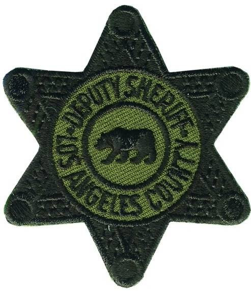 Hero's Pride LA County Deputy Sheriff Subdued Star Patch