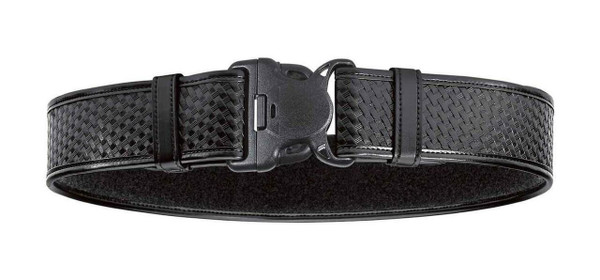 Bianchi Black 2.25" Loop Lined Duty Belt buckle view