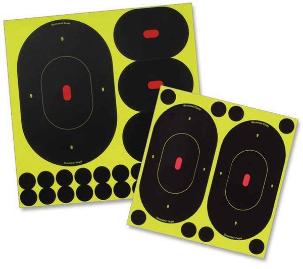 Birchwood Casey Shoot NC Self-Adhesive Targets 9 Silhouette Pack 34905 029057349054
