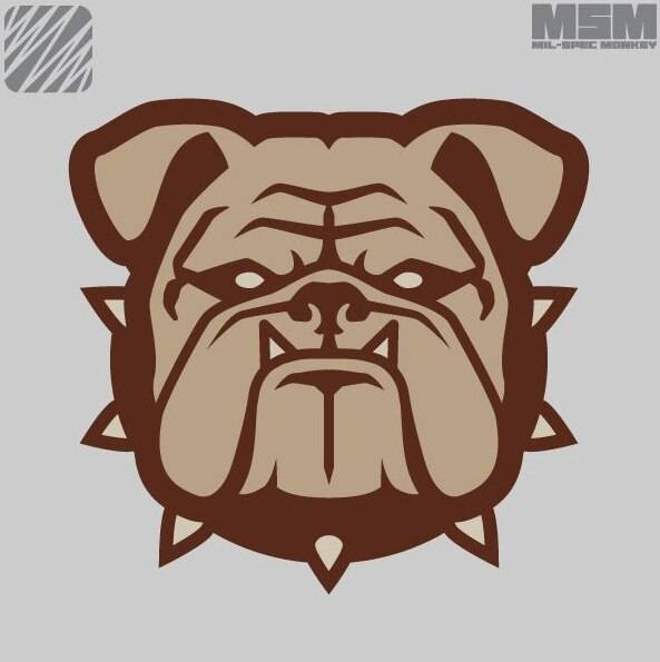 Mil-Spec Monkey Bulldog Patch Small BULLDOG-SMALL - LA Police Gear