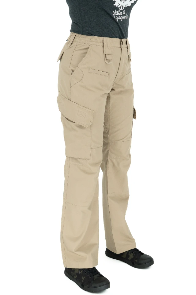 LA Police Gear Women's Khaki Operator Tactical Pants