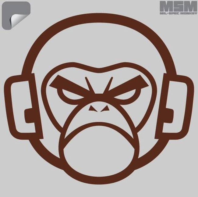 Mil-Spec Monkey MSM Logo Decal MSMLOGO