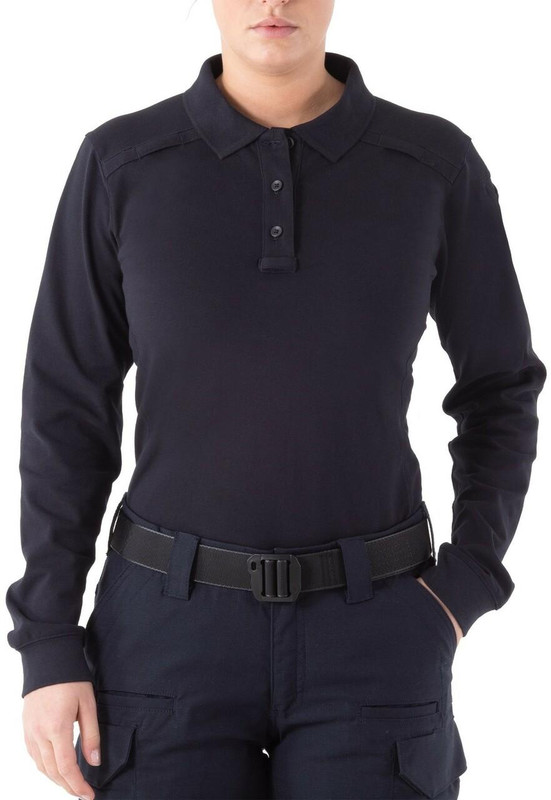 First Tactical Womens Cotton Long Sleeve Polo 121502