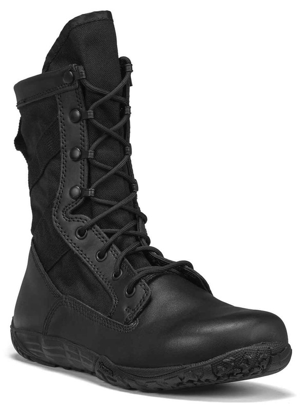 Tactical Research Men S Black Mini Mil Minimalist Ultra Light Training Boot