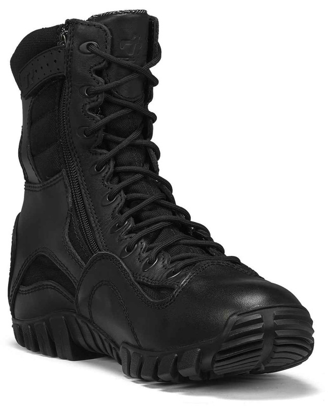 mens waterproof boots with side zipper