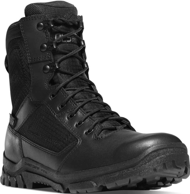 black tactical boots mens