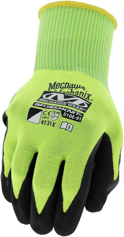 Mechanix Wear SpeedKnit Utility Hi-Viz Yellow Glove