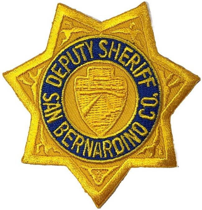 Hero's Pride San Bernardino Co. Deputy Sheriff Star Patch - 3" x 3"
