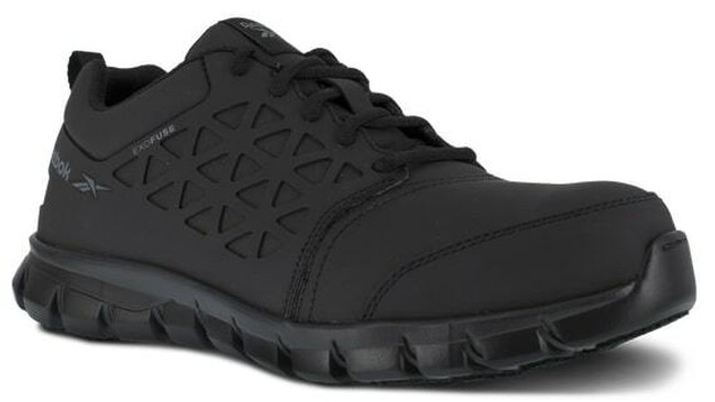 Reebok Men's Athletic Subltie Cushion Black Work Shoe