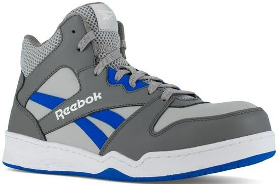 Reebok Men's Grey and Cobalt Blue 