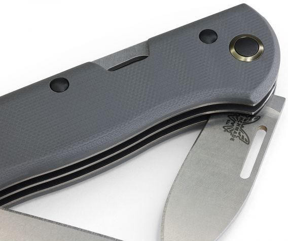 Benchmade 317 Grey Weekender ClipPoint MultiBlade Folding Pocket