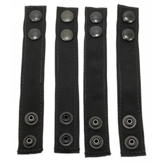 Pack of 4 Tactical Tailor Black LE Belt Keepers