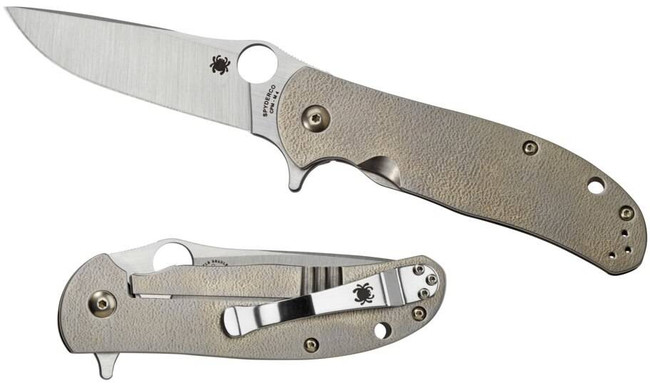 Spyderco Advocate Titanium Folding Knife C214TIP 716104011254
