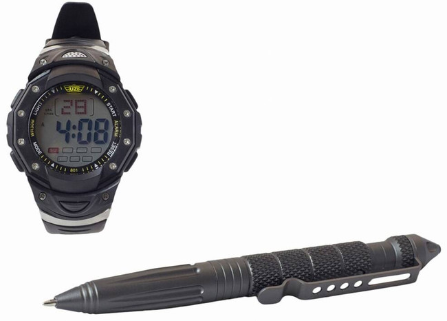UZI Tactical Pen and Watch Combo TPW-COMBO 024718900353