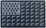 LA Police Gear Grenade Flag Patch PATCH-GRENADE-FLAG 641606910210