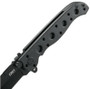 M16 Z EDC Spear Point Folding Knives Plain Edge handle close up 