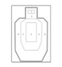 Law Enforcement Targets, Inc IPSC Paper Target - Minimum Quantity of 25 IPSC-P