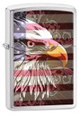 Zippo Windproof Brushed Chrome Eagle Lighter 28652